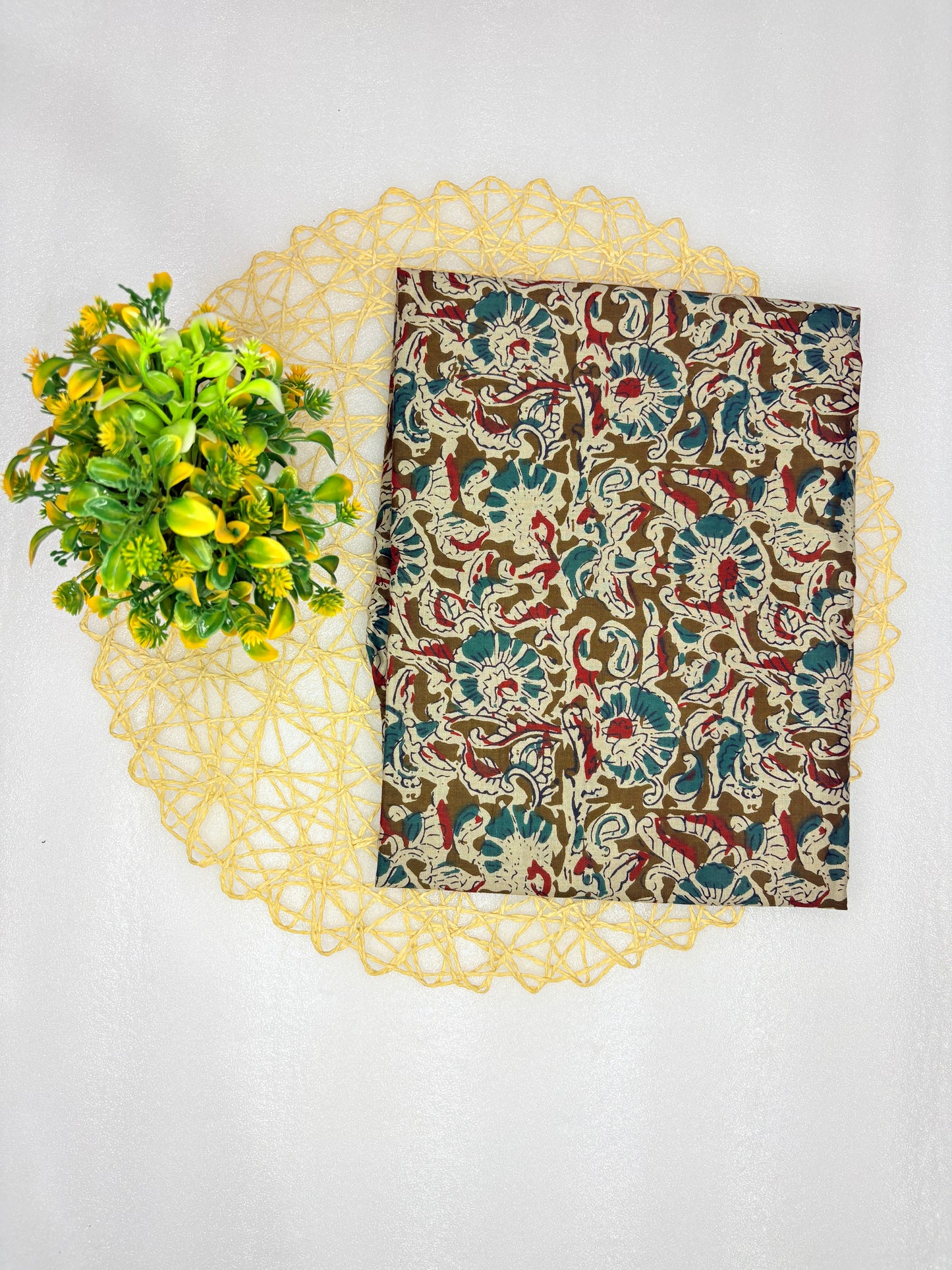 Earthy Elegance – Printed Unstitched Suit Set