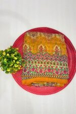 Stunning Mustard Yellow Suit with Intricate Embroidery - Image 4